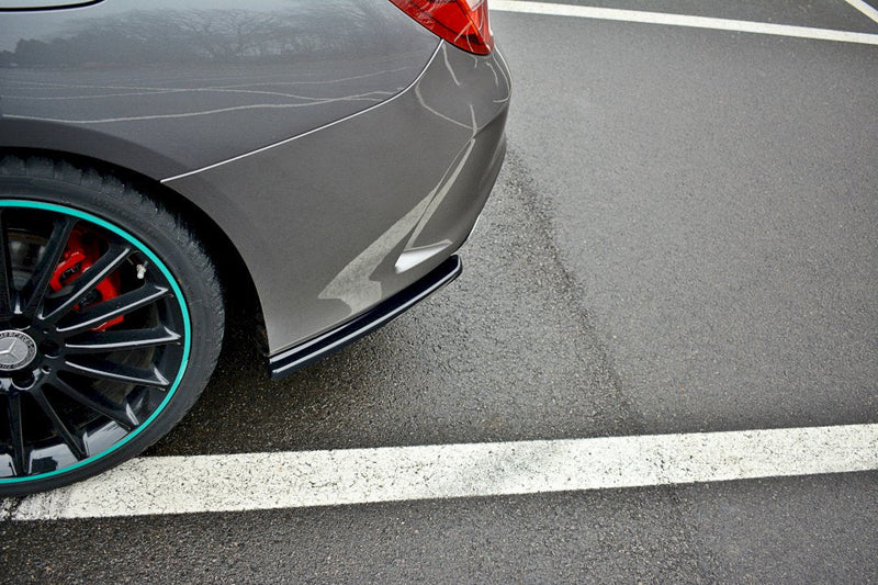 Maxton Design - REAR SIDE SPLITTERS MERCEDES-BENZ CLA C117 AMG-LINE FACELIFT (2017-UP)