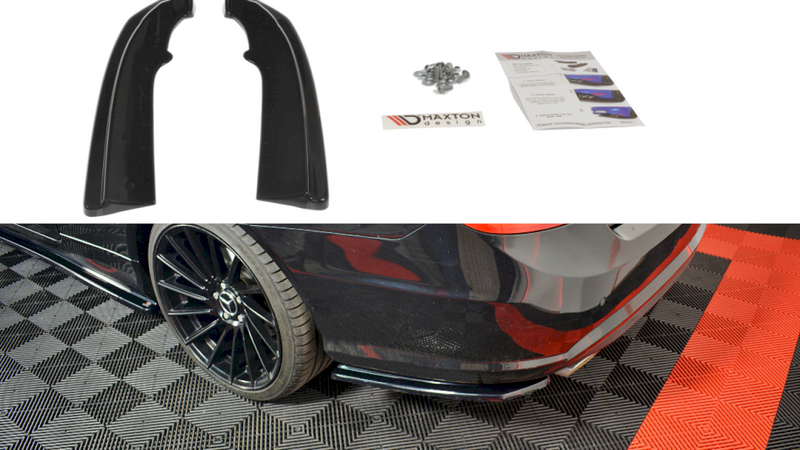 Maxton Design - REAR SIDE SPLITTERS MERCEDES-BENZ E-CLASS W207 COUPE AMG LINE (2009-2012)