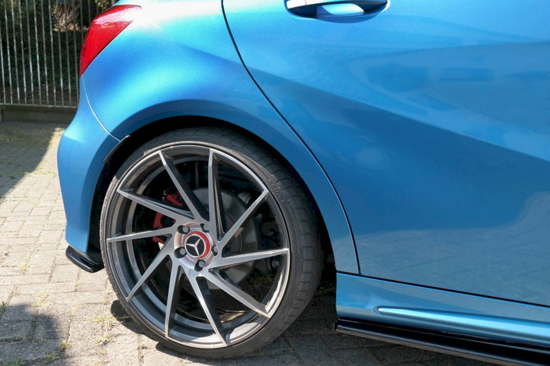 Maxton Design - REAR SIDE SPLITTERS MERCEDES A-CLASS W176 AMG-LINE PRE-FACELIFT (2013-2015)