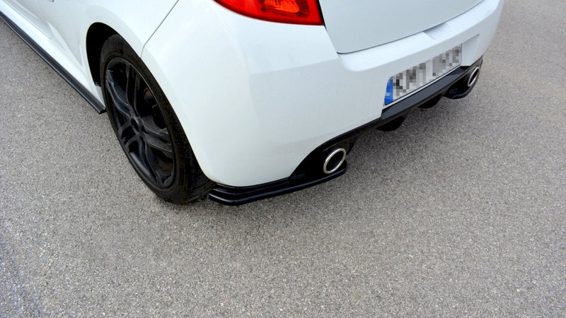 Maxton Design - REAR SIDE SPLITTERS RENAULT CLIO MK3 RS FACELIFT (2009-2012)