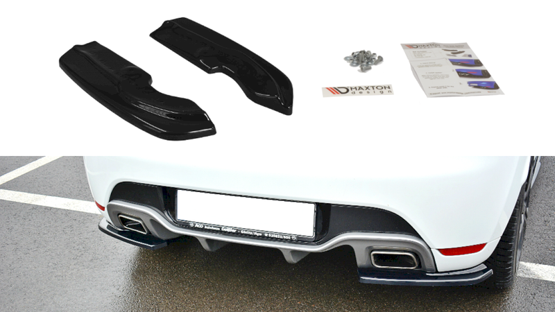 Maxton Design - REAR SIDE SPLITTERS RENAULT CLIO MK4 RS (2013-2019)