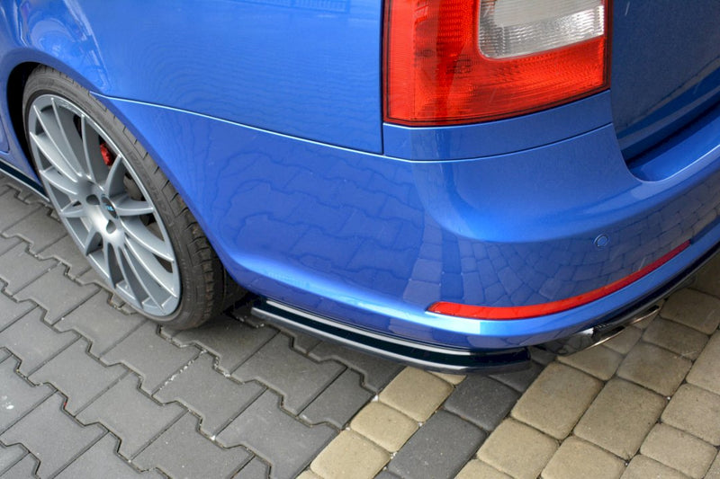 Maxton Design - REAR SIDE SPLITTERS SKODA OCTAVIA MK2 VRS ESTATE FACELIFT (2008-2013)