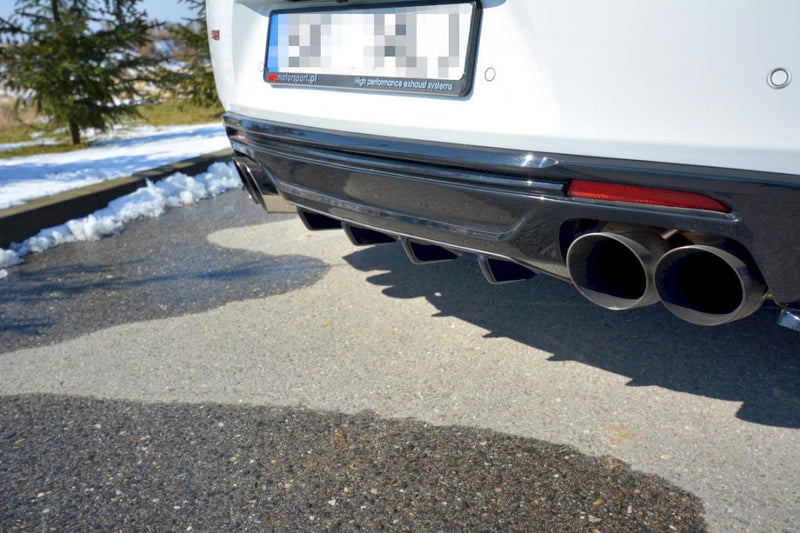 Maxton Design - REAR DIFFUSER CHEVROLET CAMARO 6TH-GEN. PHASE-I 2SS COUPE (2016-18)