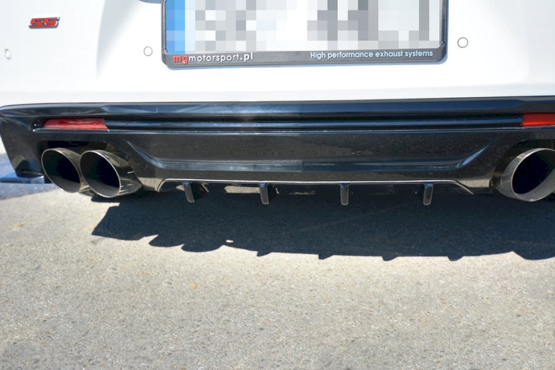 Maxton Design - REAR DIFFUSER CHEVROLET CAMARO 6TH-GEN. PHASE-I 2SS COUPE (2016-18)