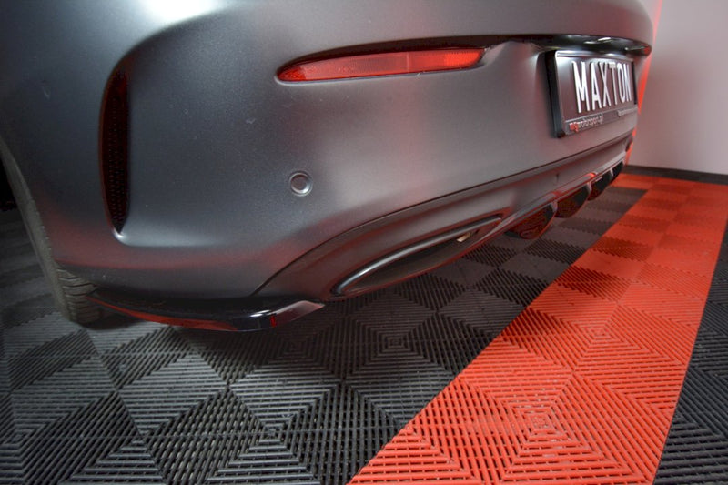 Maxton Design - REAR DIFFUSER MERCEDES C-CLASS W205 COUPE AMG-LINE (2015-2018)