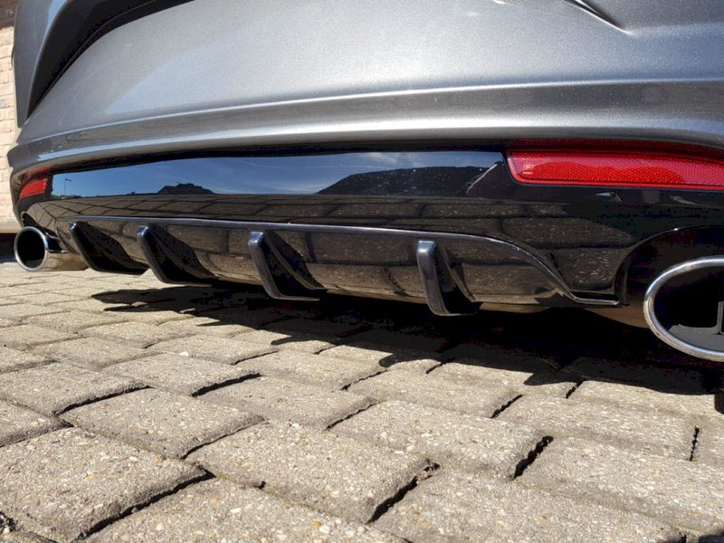 Maxton Design - REAR DIFFUSER VOLKSWAGEN SCIROCCO MK3 R FACELIFT (2014-2017)