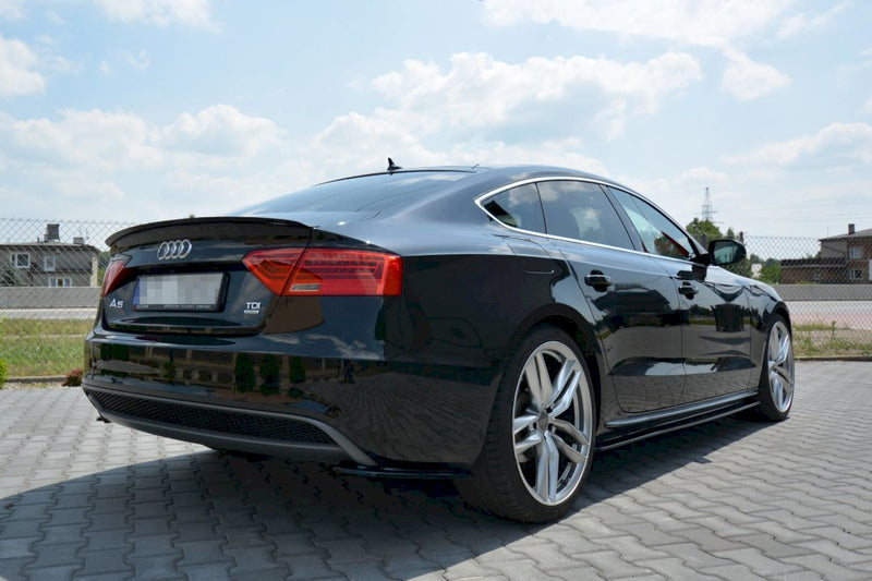 Maxton Design - SIDE SKIRTS SPLITTERS AUDI A5 SPORTBACK S-LINE MK1 FACELIFT (8T) (2011-2016)