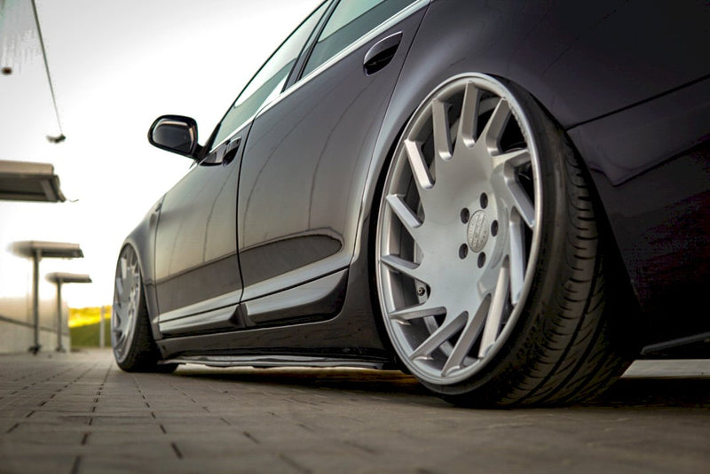 Maxton Design - SIDE SKIRTS SPLITTERS AUDI A6 C6 S-LINE PRE-FACELIFT (2004-2008)