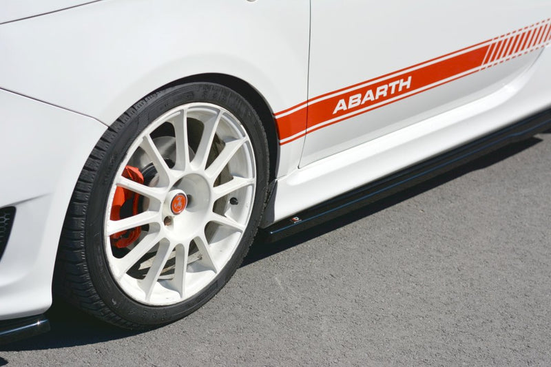 Maxton Design - SIDE SKIRTS SPLITTERS FIAT 500 MK1 ABARTH (2008-2016)