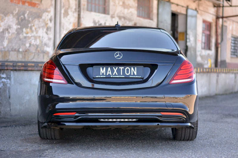 Maxton Design - SPOILER EXTENSION CAP MERCEDES S-CLASS W222 (2013-2017)