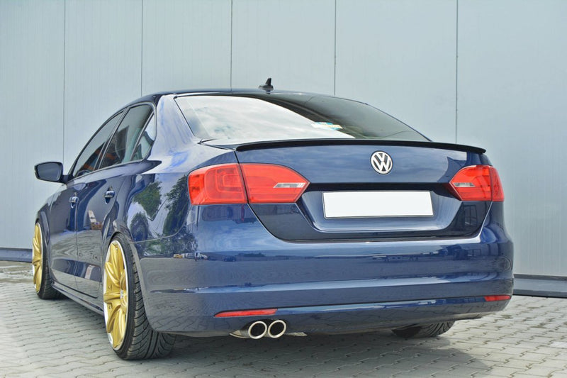 Maxton Design - SPOILER EXTENSION CAP VW JETTA MK6 SEDAN PRE-FACELIFT (2011-2014)