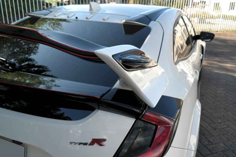 Maxton Design - WING (MAIN SPOILER) SIDE EXTENSIONS HONDA CIVIC MK10 TYPE-R (2017-UP)