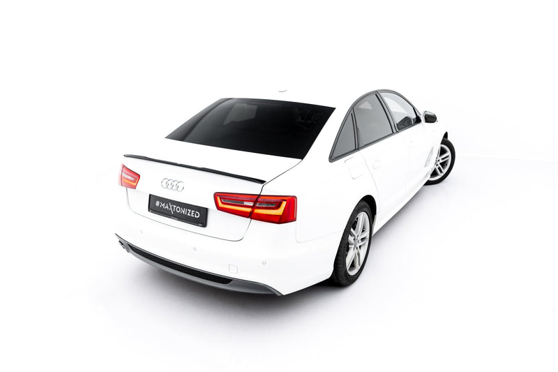 Maxton Design - SPOILER CAP AUDI A6 / A6 S-LINE C7 / C7 FL SEDAN