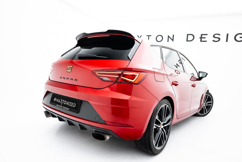 Maxton Design - SPOILER CAP SEAT LEON MK3 CUPRA HATCHBACK (2012-2016)