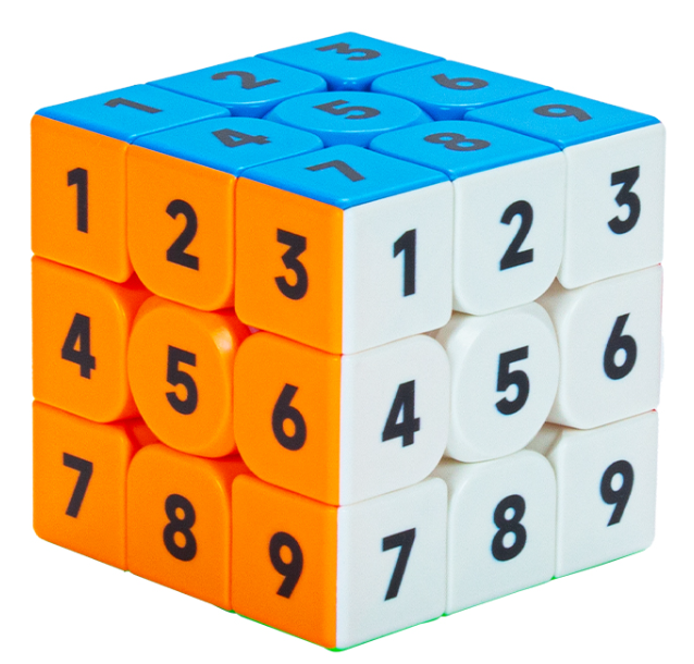 Z-Cube English numbers 3x3 cube