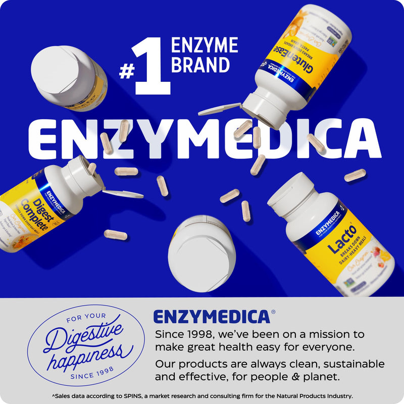 Enzymedica Lacto: Pro Lactase Pills for Lactose and Dairy Digestion
