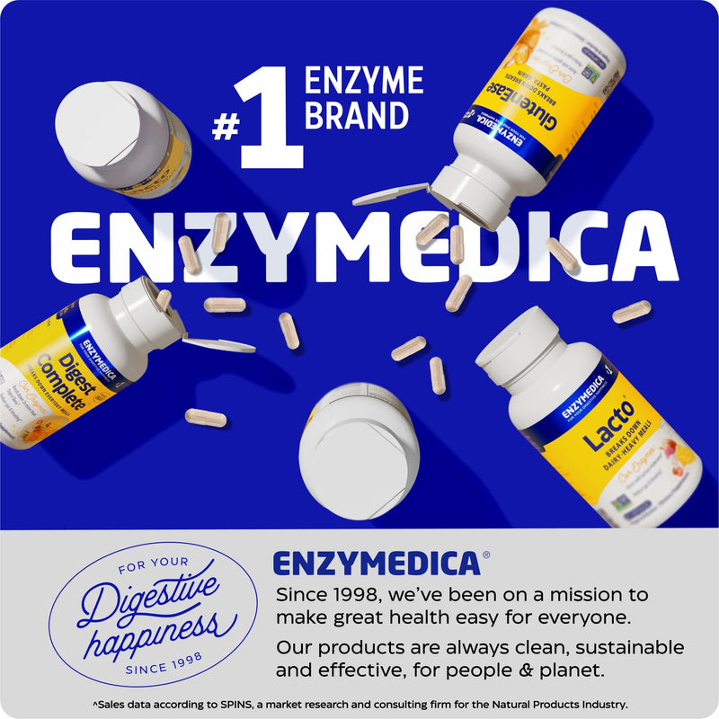 Enzymedica Organic Vitamin D3+K2 5,000 IU / 90 mcg MK-7 – Vegan, Shiitake & Prebiotic Fiber (60 Count Pack of 2)