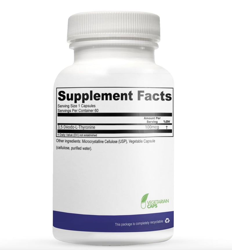 EPOTHEX Bioidentical T2 - Integrative Thyroid Support | Metabolism & Energy | 60 Capsules (2 mo)