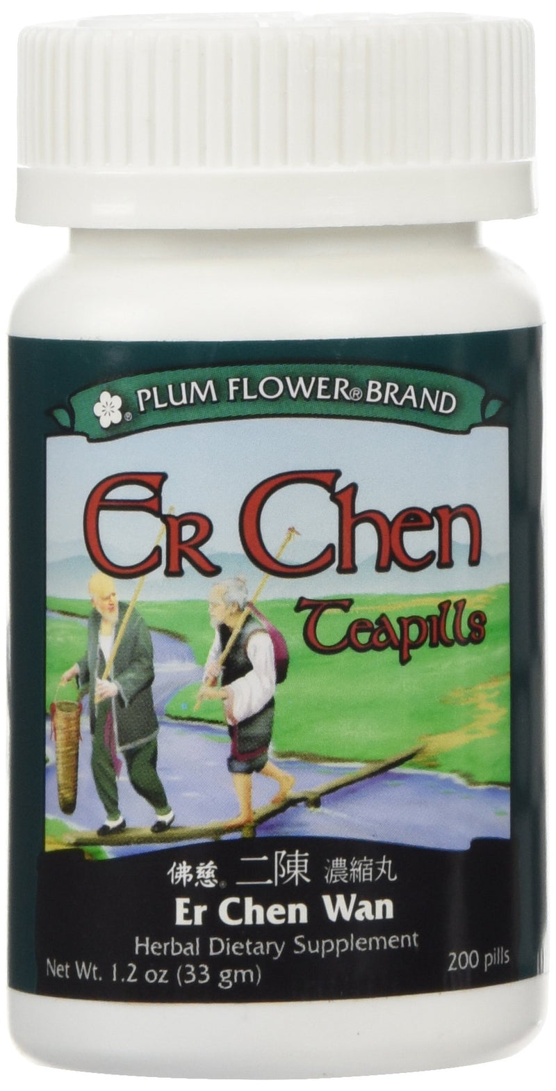 Er Chen Teapills (Er Chen Wan) – 200 ct – Plum Flower | Traditional Chinese Medicine
