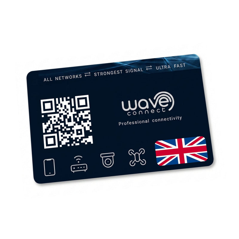 UK Quad Network eSIM 6 GB / 12 Months