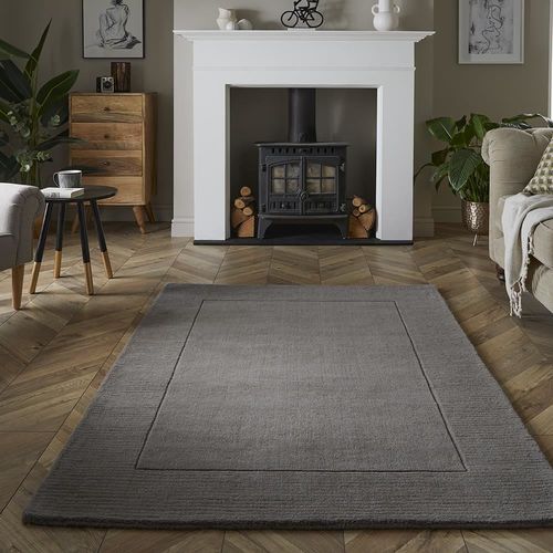 Esme Wool 160x230cm Grey Rug - InStock