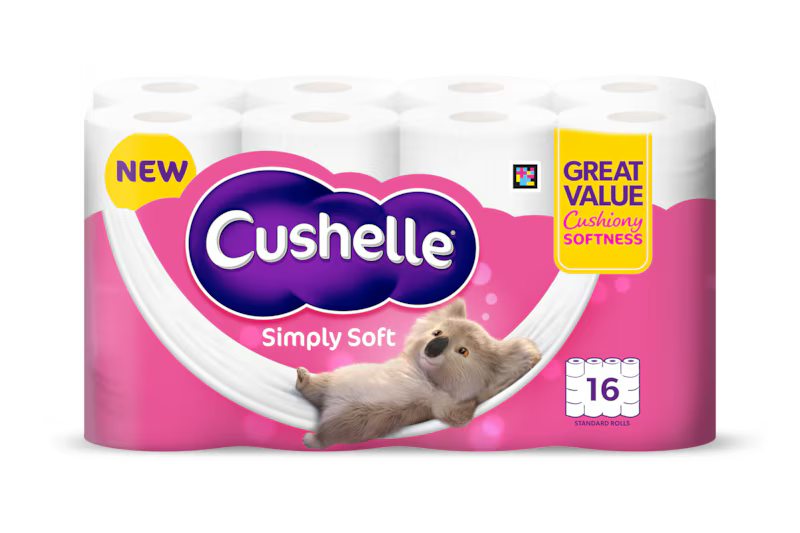 Cushelle Simply Soft - 16 PACK