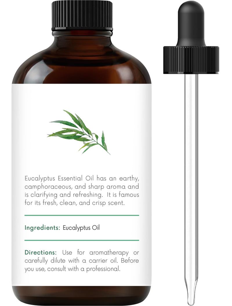 Handcraft Blends Eucalyptus Essential Oil – 1 Fl Oz, 100% Pure & Natural