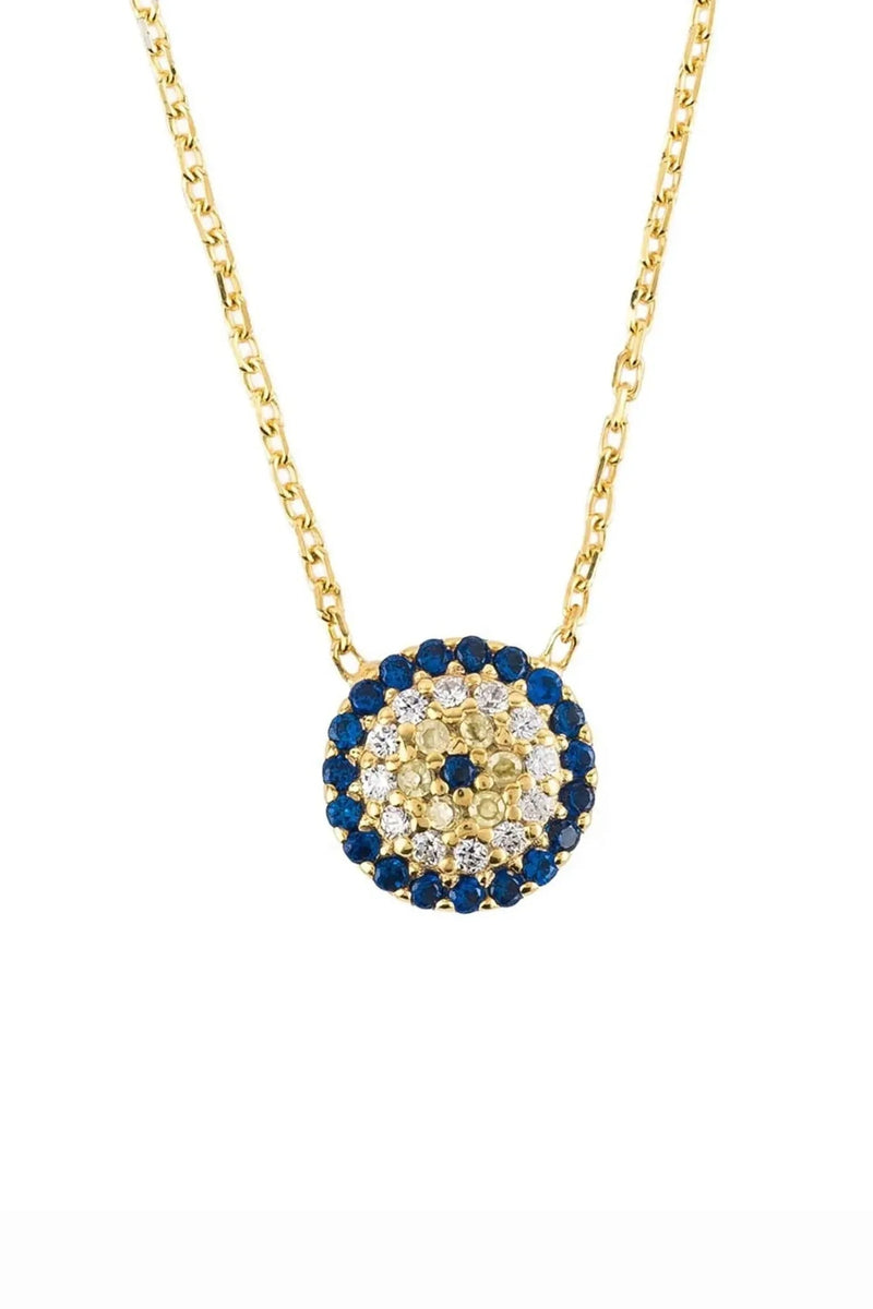 Evil Eye Necklace Gold