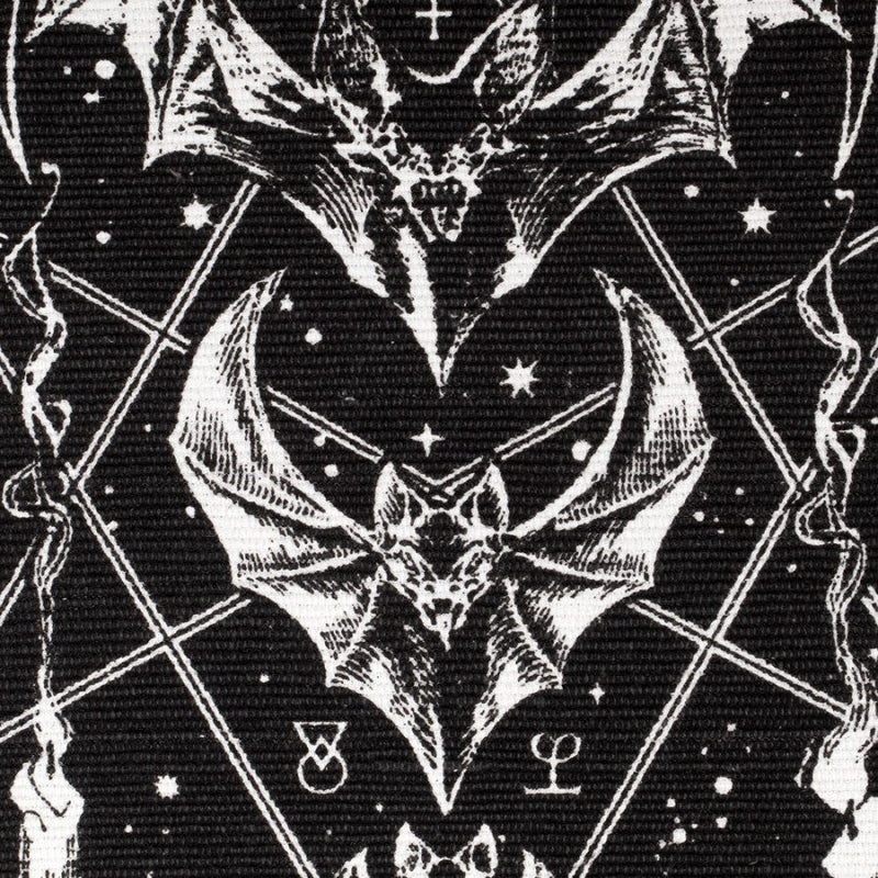 Bat Moon Phase Rug Gothic Cotton Wall Floor Décor