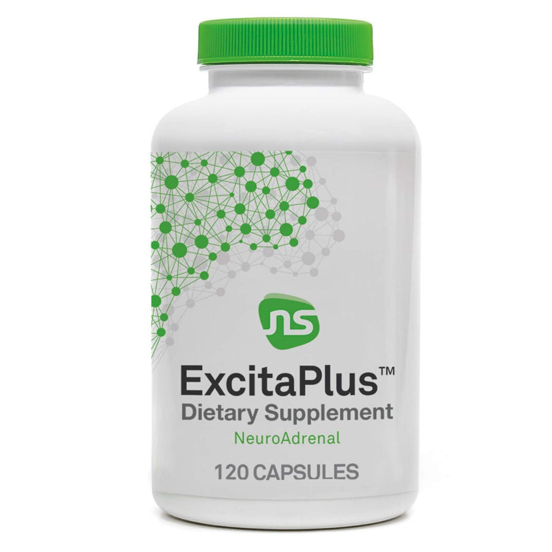 NeuroScience ExcitaPlus - Extra Strength L-Tyrosine & Rhodiola for Energy & Adrenal Health | 120 Capsules