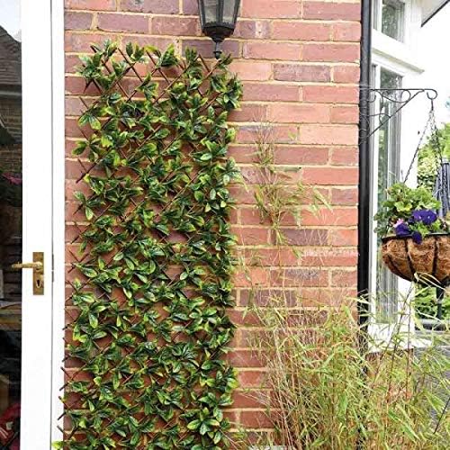 1.8m Artificial Lemon Leaf Trellis Privacy Screen