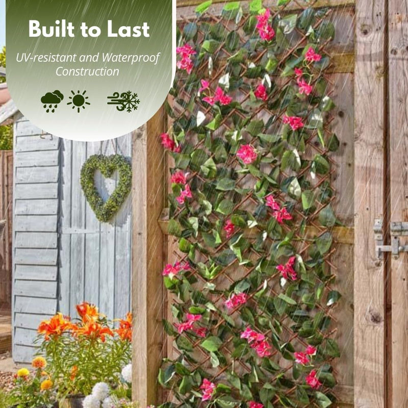 Artificial Trellis Panel 180x60cm Expanding Privacy Screen