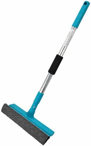 Telescopic Window Squeegee with Sponge & Rubber Blade 45–75cm