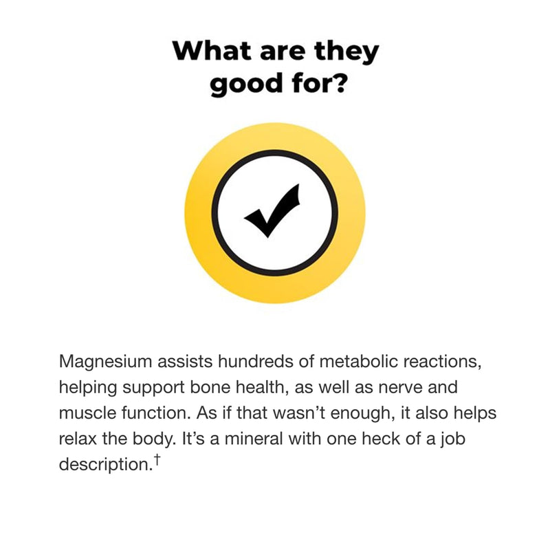 Extra Strength Magnesium 400mg | 6-Month Supply | Bone, Nerve & Muscle Support | Gluten Free | 180 Softgels