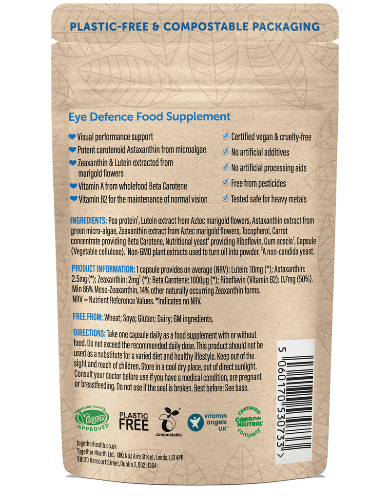 Eye Defence – Eye Vitamins Supplement – 30 Capsules