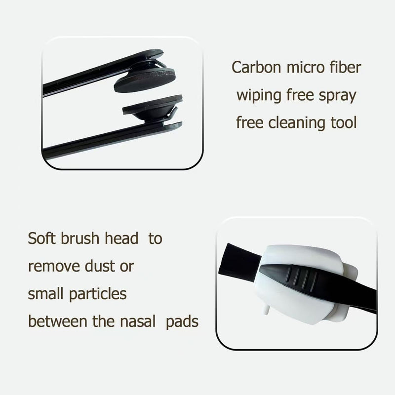 Eyeglass Cleaner Kit | Portable Microfiber Lens Cleaner for Glasses