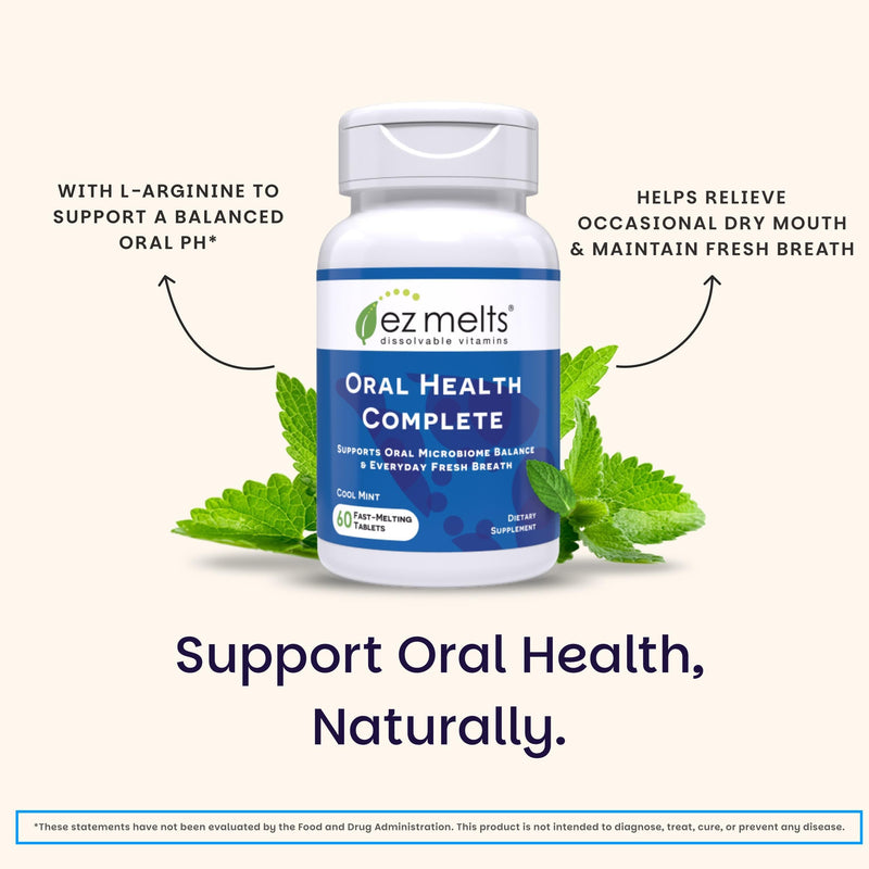 EZ Melts Oral Health Complete - Probiotic for Gum Health & Fresh Breath
