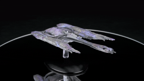 #10 Klingon QOJ Class Discovery Ships Model Diecast Ship (Eaglemoss / Star Trek)