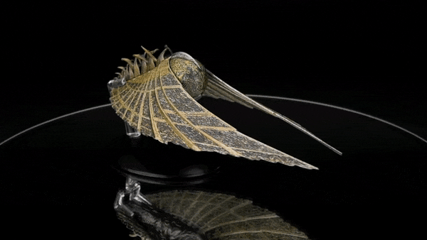 #21 Beacon of Kahless (Klingon Obelisk) Discovery Ships Model Diecast Ship SSDUK021 (Eaglemoss / Star Trek)