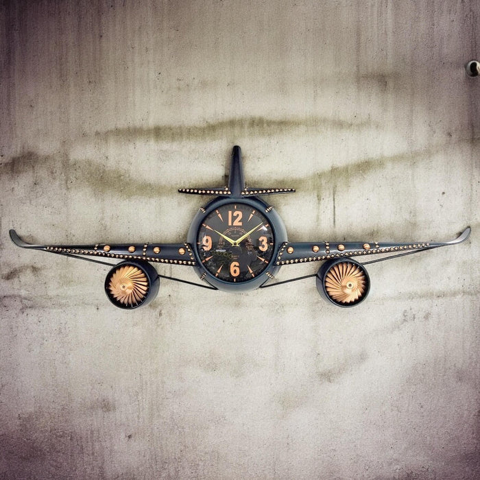 114CM AEROPLANE WALL  CLOCK