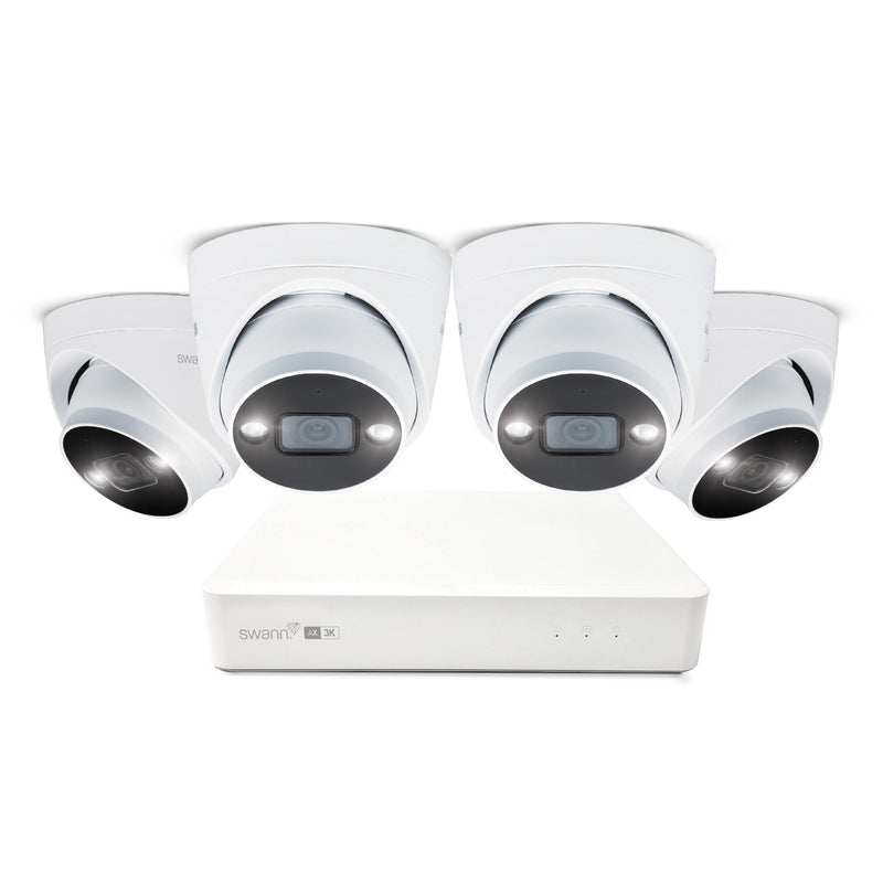 Swann AdvancedX 5MP 1TB 8-Channel Wired NVR CCTV with 4 Dome Camera Kit