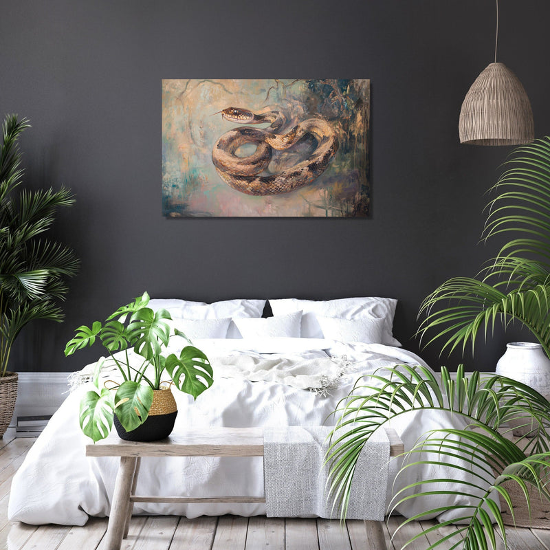 Serpentine Elegance Canvas
