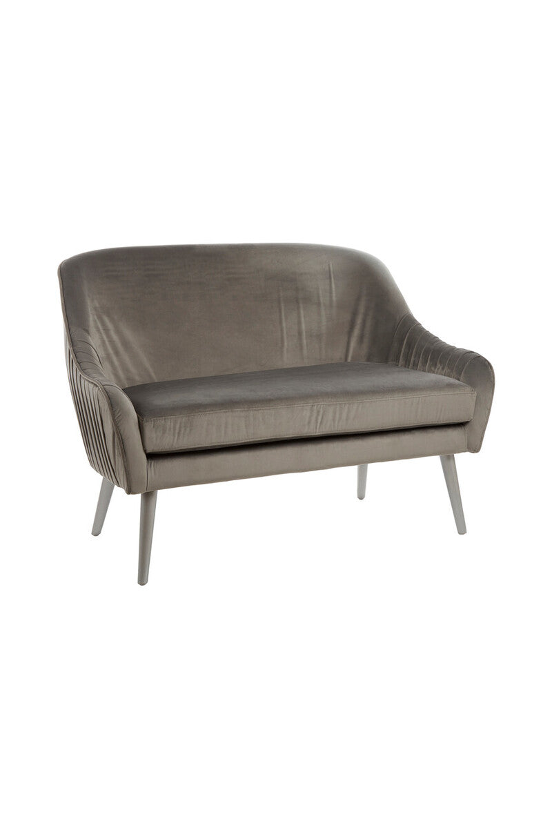 Grey Velvet Sofa | Louxor