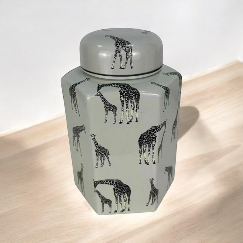 18CM" GINGER JAR giraffe