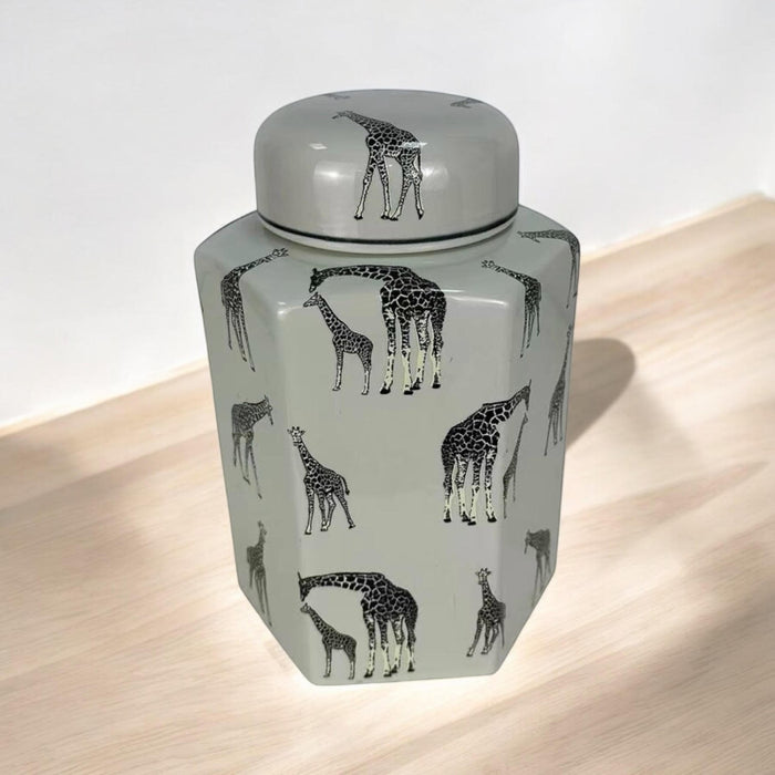 18CM" GINGER JAR giraffe