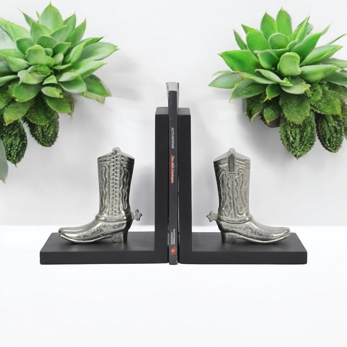18CM ALUMINIUM  BOOT BOOKENDS