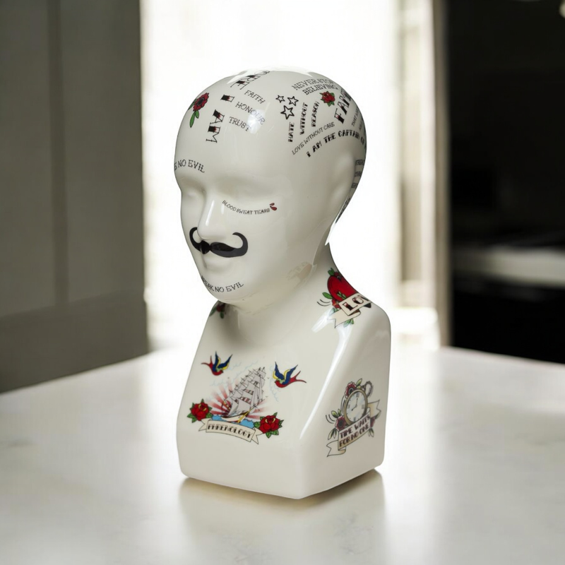 6" PHRENOLOGY HEAD