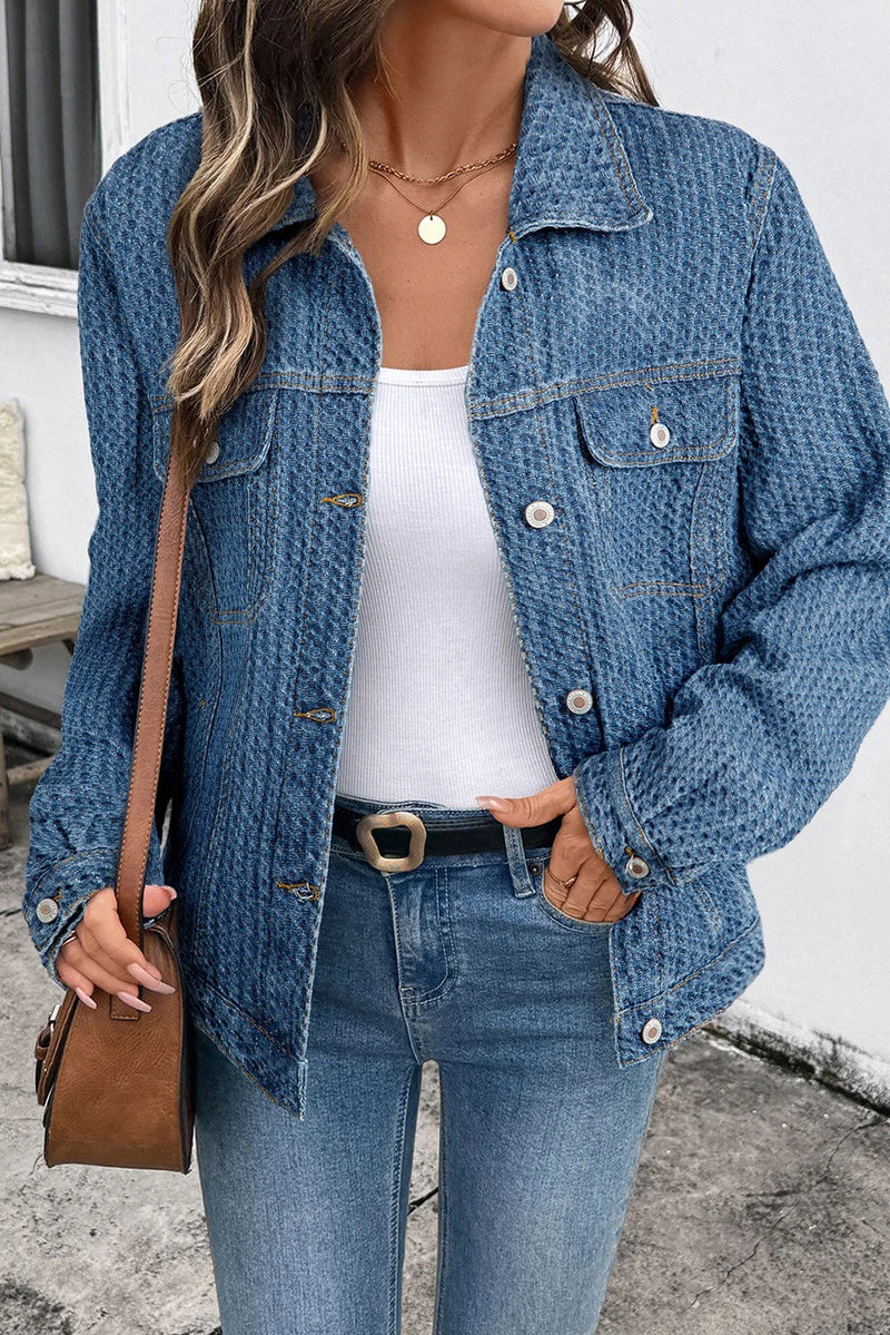 Women's Loose Casual Button Versatile Denim Jacket