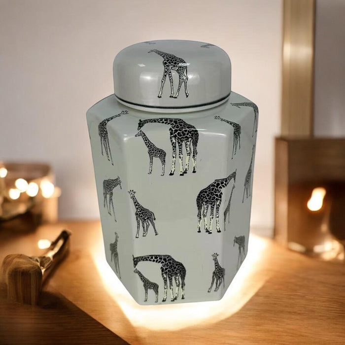 18CM" GINGER JAR giraffe