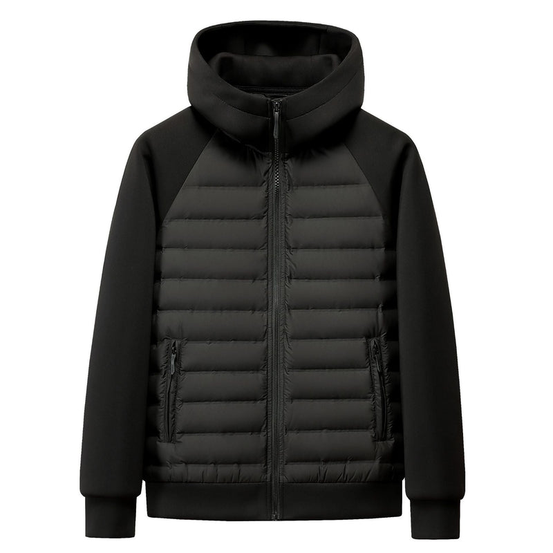 Women's Stitching Fashion Personality Down Jacket